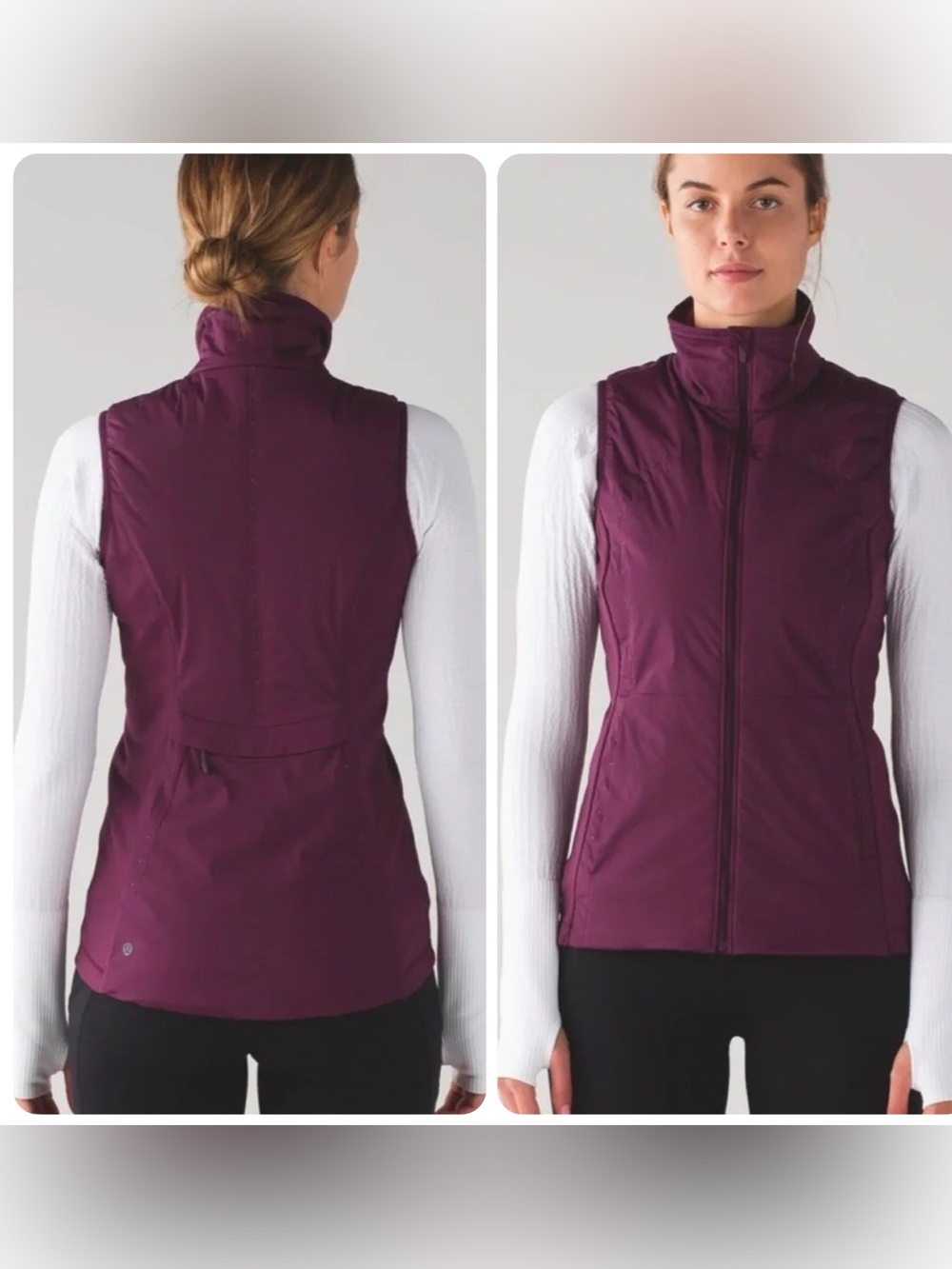GUC Lululemon Run for Cold Vest *Purple Plum (US 10)